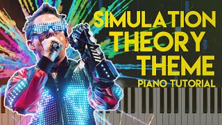 Matt Bellamy (muse) - Simulation Theory Theme | Piano Tutorial/Cover
