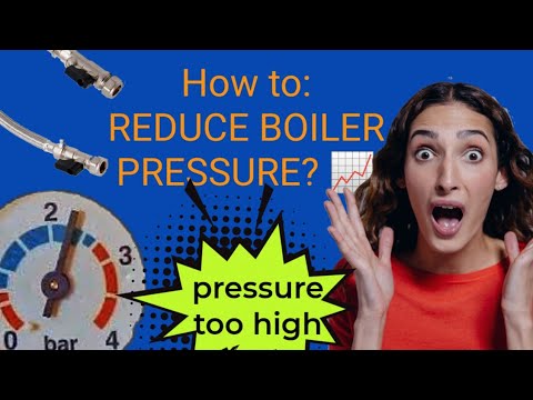 How to reduce boiler pressure. 2 methods
