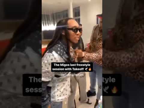Migos last freestyle session with Takeoff 🚀