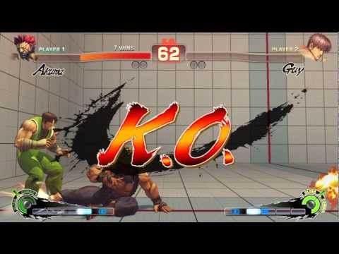 [SSFIVAE] ValleyKing (Akuma) Vs. Finest KO (Guy) - 7-28-12