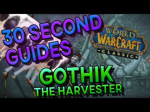 Gothik the Harvester - 30 Second Guides - Naxxramas