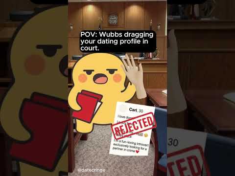Wubbs Takes Your Dating Profile to Court 💔⚖️ #Shorts
