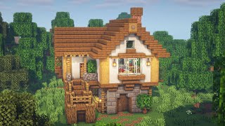 Minecraft: How to Build a Medieval House (Tutorial)