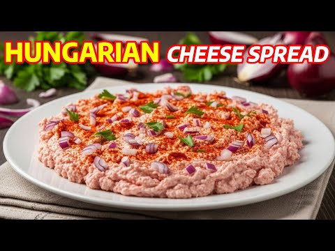 AUTHENTIC Hungarian Cream Cheese Spread with Paprika (Liptauer Recipe)