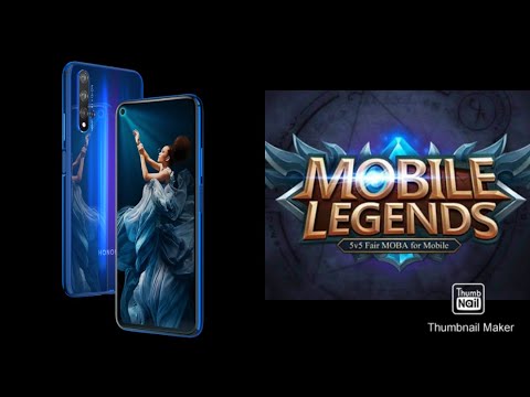 Honor 20 6/128 Kirin 980 Mobile Legends Test