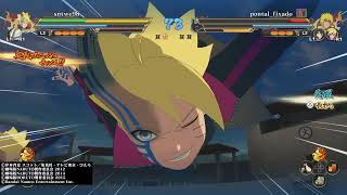 ランクマッチ　ボルト（契進化）ＶＳボルト（凡人Ver）NARUTO X BORUTO ナルティメットストームコネクションズ