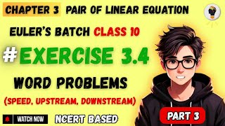 upstream and downstream word problems class 10 |