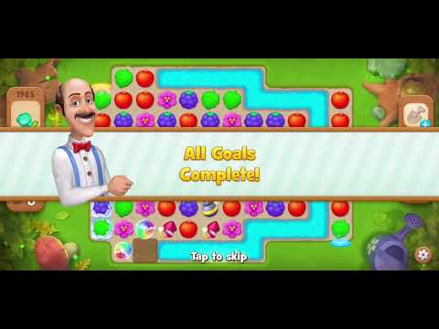 Gardenscapes Gameplay - Level - (1980 to 1987)