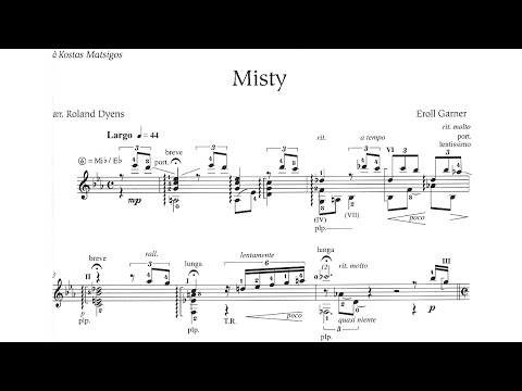 Erroll Garner - Misty (Arr. Roland Dyens for Guitar) [Roland Dyens]