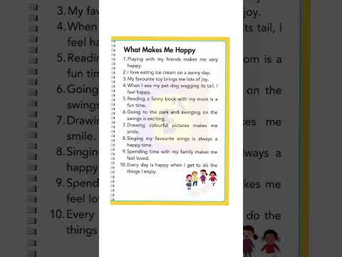 🔴 Essay On What Makes Me Happy | What Makes Me Happy | What Makes Me Happy Essay