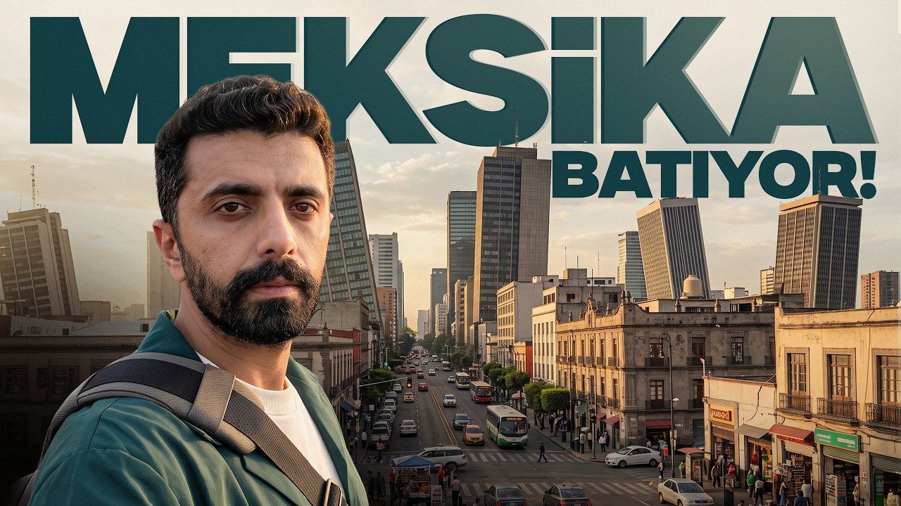 BU ŞEHİR YERİN ALTINA BATIYOR! Mutlu İnsanlar Ülkesi Meksika'da Bir Günüm / 787