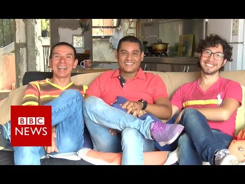 Meet the trio who ‘married’ each other – BBC News