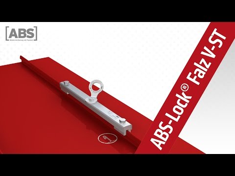 Kompakte Video-Präsentation zum Sekuranten ABS-Lock Falz V (Stehfalz).