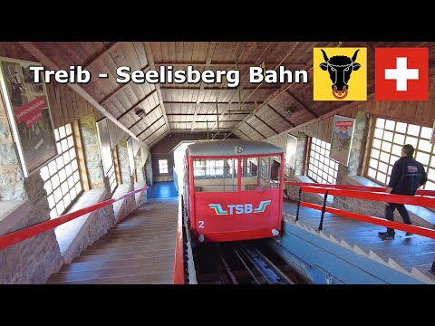Funicular Treib Seelisberg Bahn (September 2023) 4K