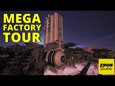 Nuclear Power Plant Tour - How I build a Mega Factory  - Satisfactory Update 8