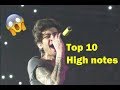 Zayn hitting top 10 High Notes