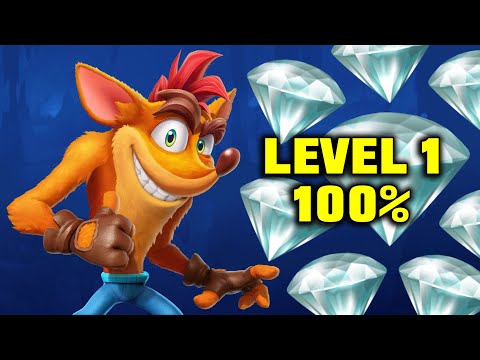 CRASH BANDICOOT 4 - Rude Awakening 100% (Level 1 All Boxes and Hidden Gem)
