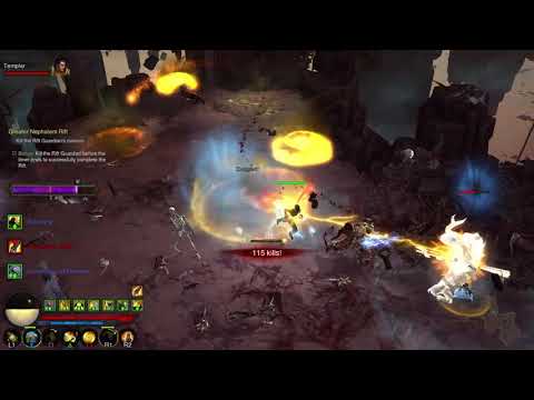 Diablo III: s23 rank 1 monk overall gr 135 uliana 14mn34 ps4