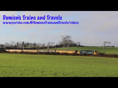 MML Class 37s No. 37610 & 37219 "Jonty Jarvis" on Test Train at Harrowden Junction 24th January 2025