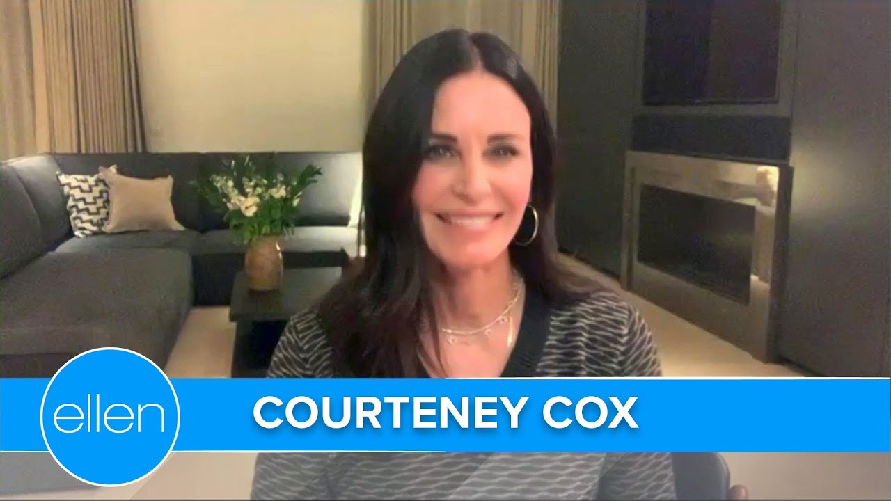 Courteney Cox on the 'Friends' Reunion & New Roommate Ellen - YouTube