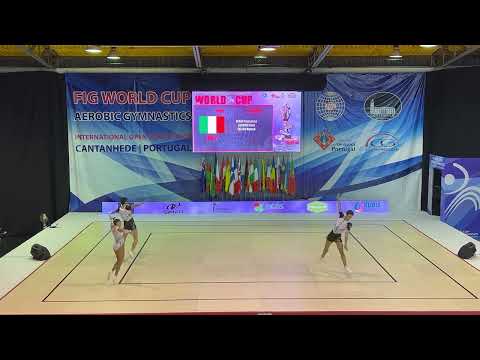 World Cup Aerobic Gymnastics Cantanhede 2022 Trio Italy