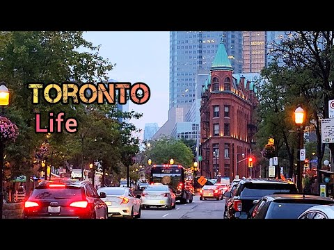 Toronto life, Downtown Toronto, Ontario, Canada 4K