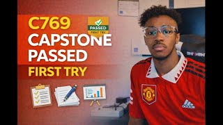 How I Passed WGU C769 Cybersecurity Capstone (First Attempt)