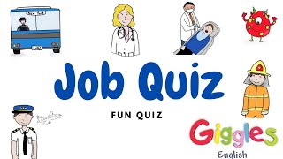 Who am I? Job Quiz - Fun English Quiz for Kids and