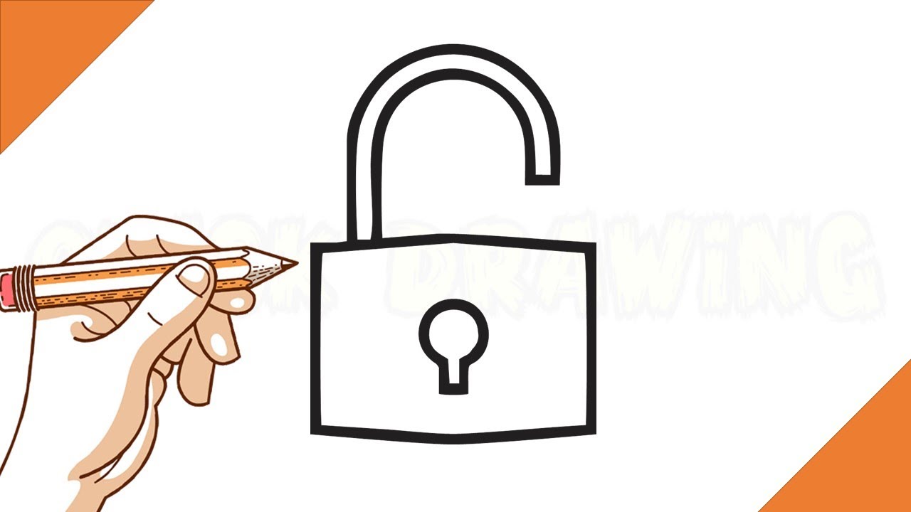 Como desenhar um Cadeado #desenho #dibujo #drawing