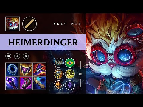 Heimerdinger Mid vs Irelia - BR Challenger Patch 25.22
