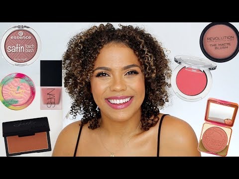 Best Blushes for NC42/Best Peach+Neutral Blushes!! Drugstore & Highend Video