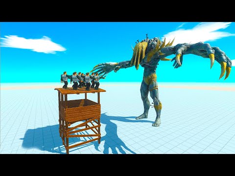 12x ONESHOT vs GIANT INFERNALS + ANCIENT HUMANS - Animal Revolt Battle Simulator ARBS #78