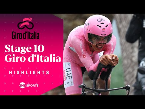 TIME TRIAL DRAMA! 🍿 | Men's Giro d'Italia Stage 10 Race Highlights | TNT Sports Cycling