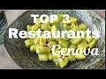 Top 3 Restaurants in Genova, Italy (4K)