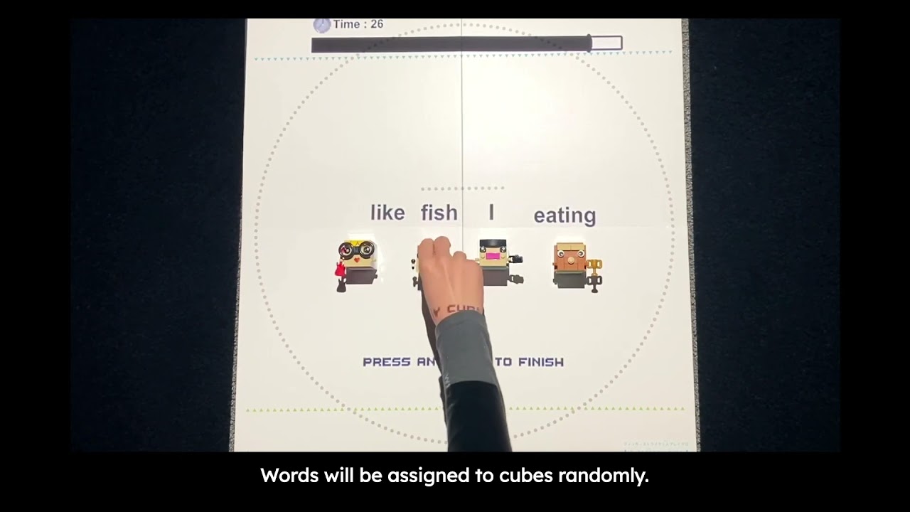 LineUp: Projection-based AR Language Learning System