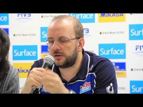 2013 FIVB Men's WGCC | IRI vs ITA Press Conference Day 2