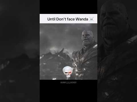 Battle Between them ☠️ || Wanda vs Thanos || #wanda #thanos