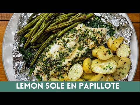 LEMON SOLE EN PAPILLOTE - EASY MID WEEK DINNER READY IN 15 MINS