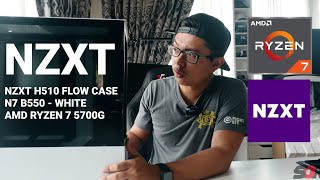 NEW NZXT H510 FLOW CASE w/ NZXT N7 B550 AMD RYZEN 7 5700G VEGA 8  **WHITE BUILD** [ PART 1 ]