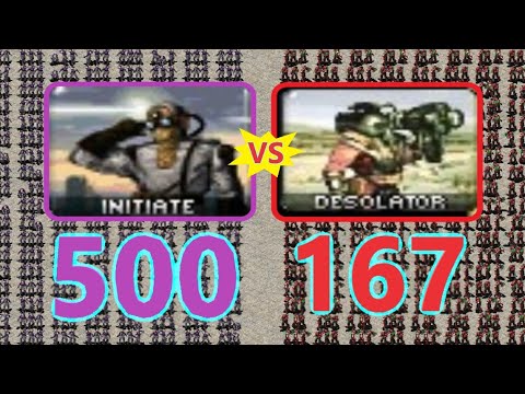 Initiates vs Desolators - Same Cost - Red Alert 2