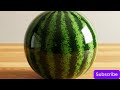 Cutting A Giant Glass Watermelon Ultra Satisfying Crystal Sounds Asmr Ai Aiart Music Shorts