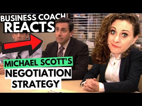 Business Coach Reacts To The Michael Scott Method of Negotiation