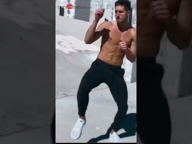 Vídeo relacionado con Loveternal Unisex Pantalones 3D Amarillo Frío Workout Joggers Sweatpants para Hombre L