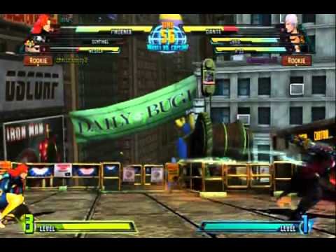 MVC3: Wesker/Sent/ Phoenix Vs. Dante/Chris/X-23 #2