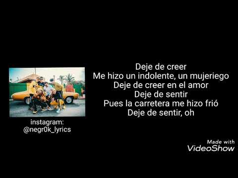 CNCO, Prince Royce   Llegaste Tú Letra Oficial