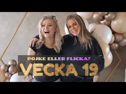 Gravid vecka 19 - Avslöjar könet