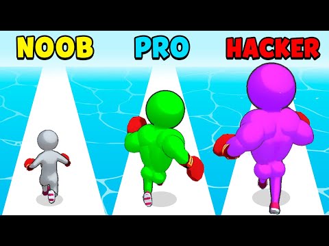 NOOB vs PRO vs HACKER - Level Up Runner