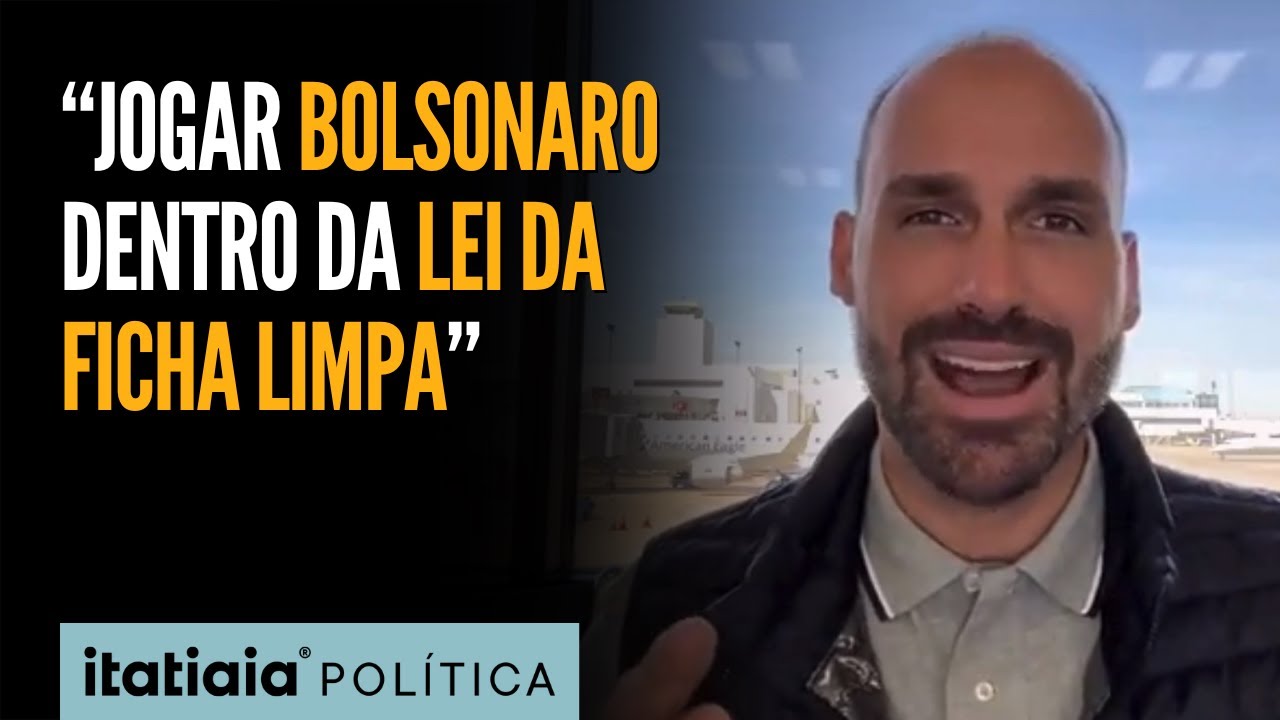 EDUARDO ACUSA MORAES DE PERSEGUIÇÃO PARA BARRAR JAIR BOLSONARO COM A FICHA LIMPA