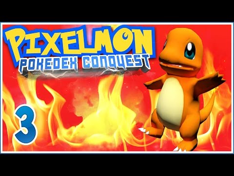 Minecraft Pixelmon PokéDex Conquest [Ep.3] - Venasaur and Charmander!