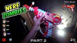 Nerf meets Call of Duty: ZOMBIES 2.0 | Part 2 of 3 (First Person in 4K!)